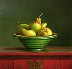 Still life with pears, 50x50cm, 2006. 