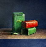 Still life with coffee B, 50x50cm, 2006. 