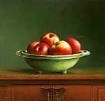 Still life with apples, 60x60cm, 2006. SOLD