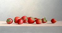 10 Strawberries, 63x33cm, 2004.