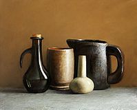Still life with objects from Het Goed, 55x46cm, 2005