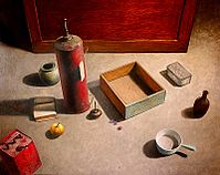 Still life with fire extinguisher, 154x122cm, 2005