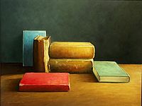 Books, 73x57cm, 2004.