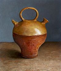 Still life with lamp from the antique age, 35x40cm, 2005.