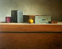 Still life with two drawers, 102x81cm, 2005.