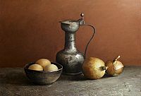 Classic still life with tin can, 43x63cm, 2005