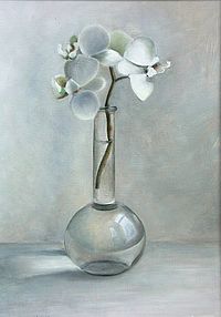 Still life with flowers, 35x50cm, 2005.