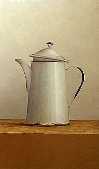 Still life with white jug, 36.5x63cm, 2005.