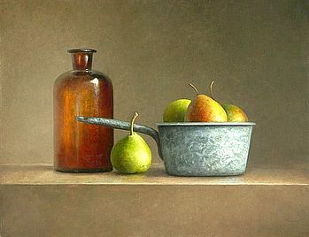 Still life with blue pot, 50x40cm, 2007. SOLD