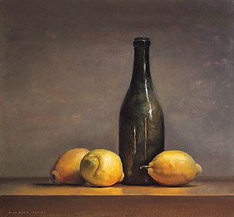 Still life with lemons, 43x40cm, 2011. SOLD