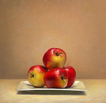 Still life with Apples, 42x45cm, 2010.SOLD