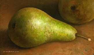 Pears, 17x42cm, 2006. SOLD
