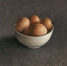 Still life with eggs, 25x25cm, 2008.SOLD