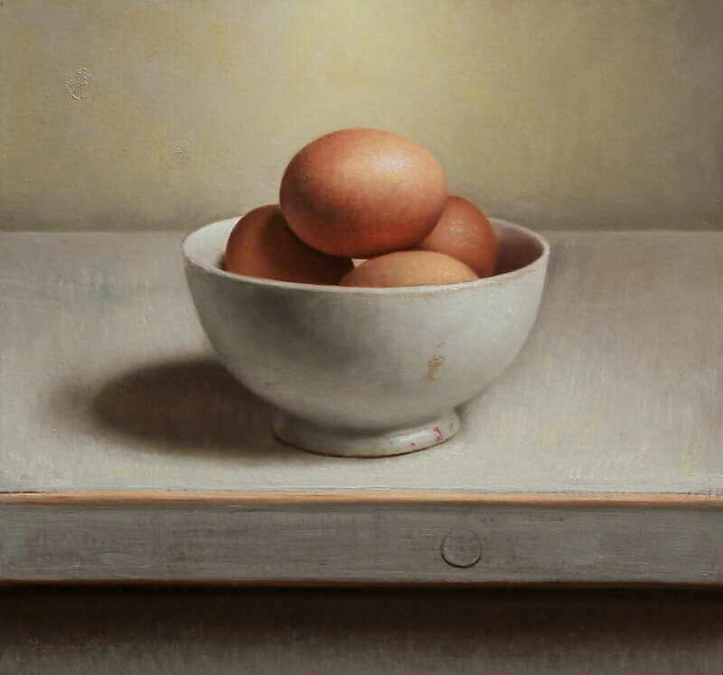 Painting: Still life with eggs