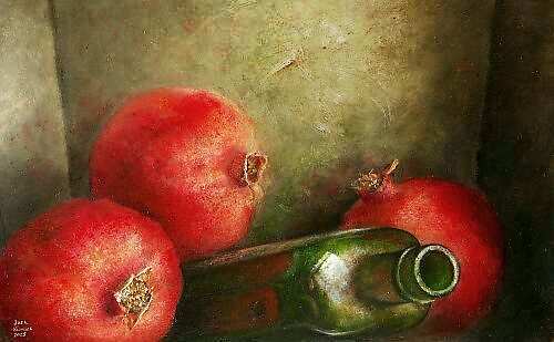 Painting: Tromp l oeil still life