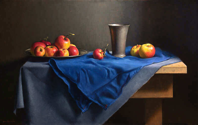 Painting: Still life with apples