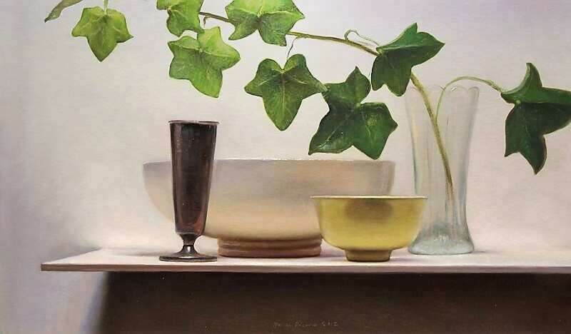 Painting: Still life with yellow bowl.