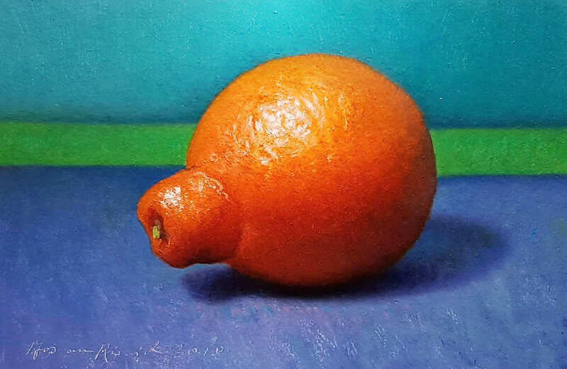 Painting: Still life with minneola