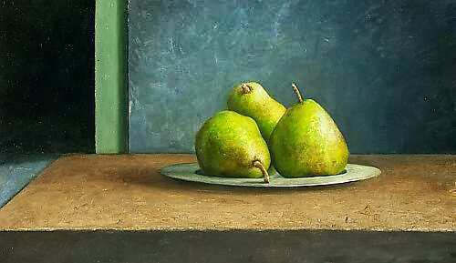 Painting: Still life with pears