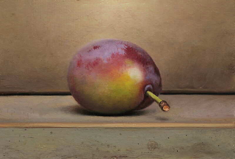 Painting: Still life with prune
