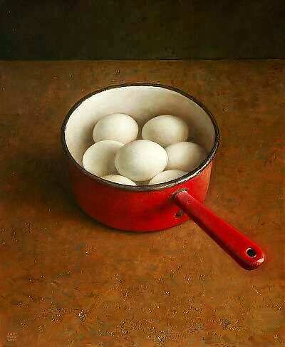 Painting: Still life with eggs