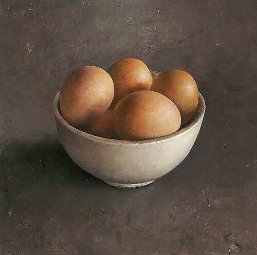 Painting: Still life with eggs