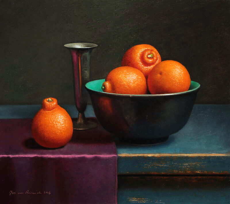 Painting: Still life with minneolas