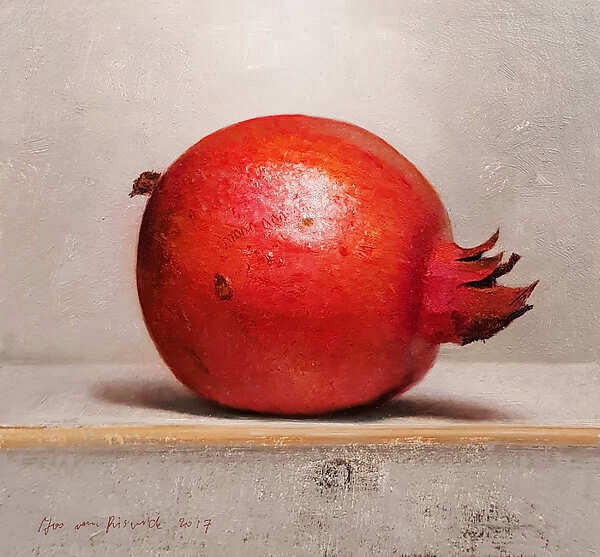 Painting: Stilllife with pomegranate