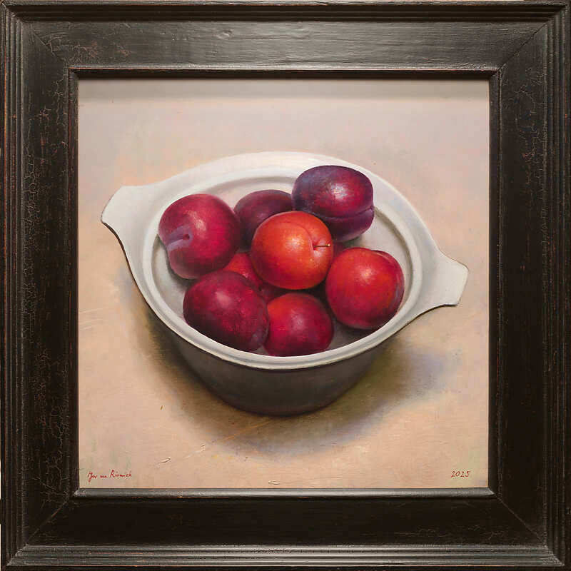 Painting: Stilllife with prunes