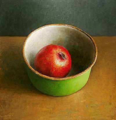 Painting: Still life with pomegrenate