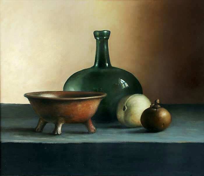 Painting: Still life with pottery