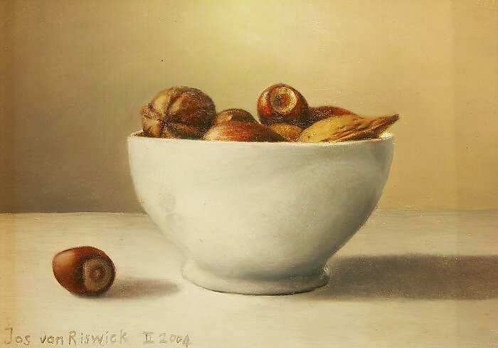 Painting: Bowl with nuts