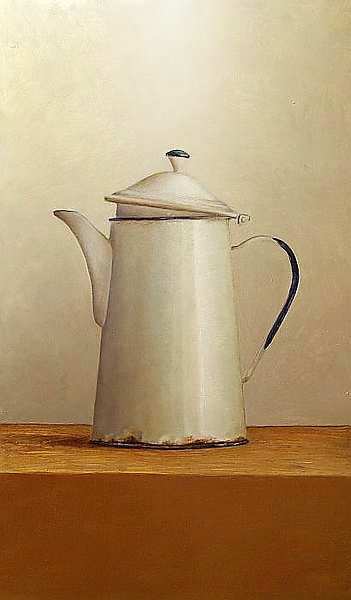 Painting: Still life with white jug